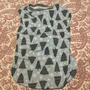 Lauren Conrad Dog pajamas snowy trees